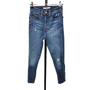 Levi's Womens Wedgie Skinny Jeans Size 24  High Rise
